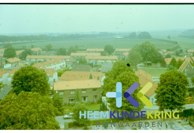Zicht op Onland van uit kerktoren Lobith Coll. G.B. Janssen (499)